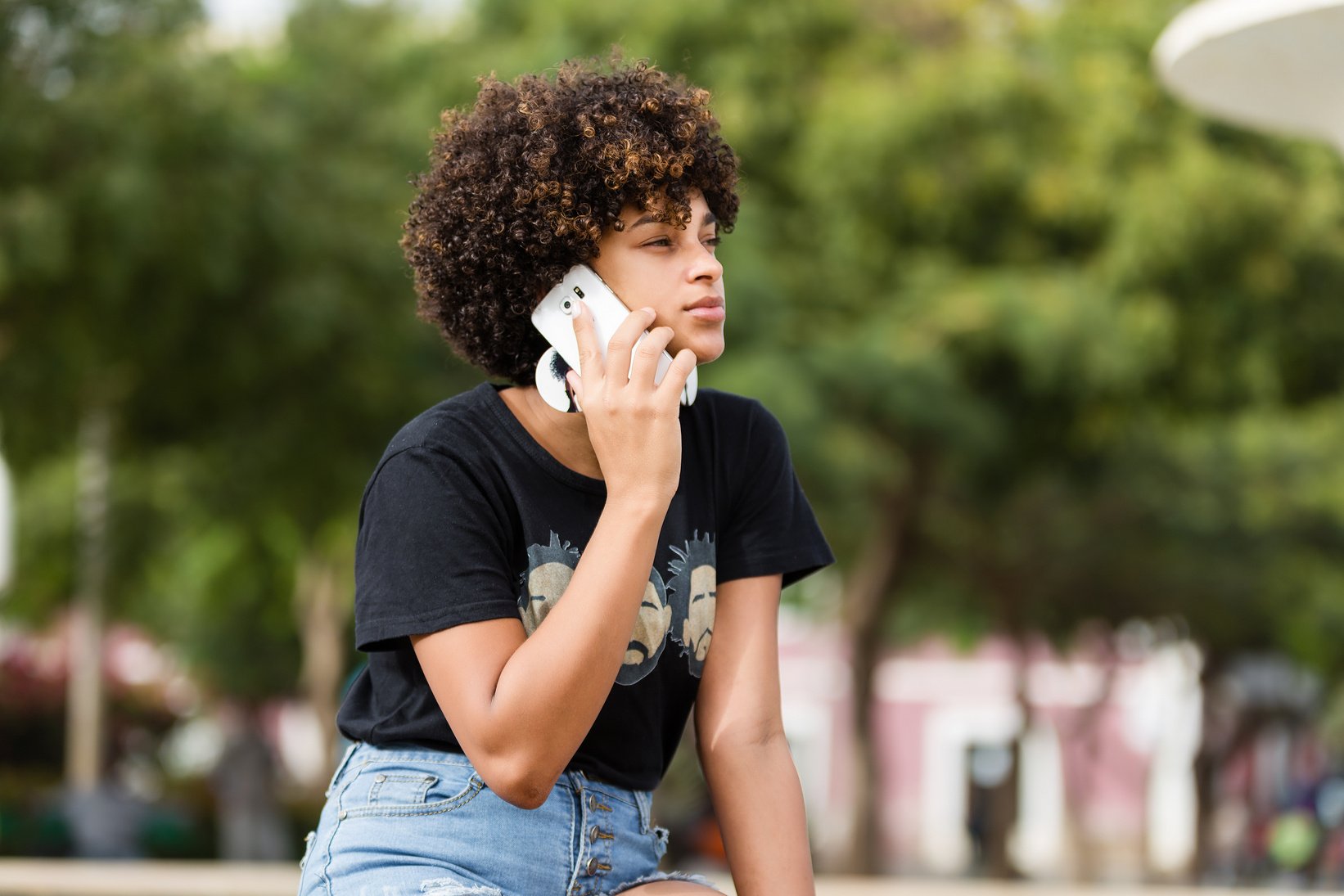 Woman Making a Phone Call